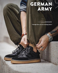 German Army Lightning Embroidered Sports Men's Casual Shoes