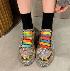 Pattern Platform Sneakers
