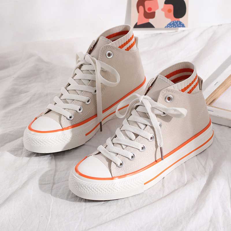 High-Top Canvas All-Match Retro Women's Shoes
