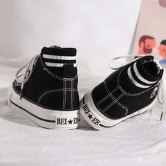 High-Top Canvas All-Match Retro Women's Shoes