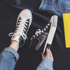 High-Top Canvas Casual Street Shooting Women's Shoes