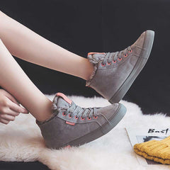 Winter High-Top Canvas Warm All-Match Women's Boots