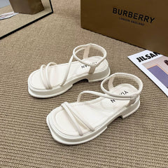 Buckle Platform Sandals