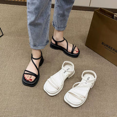 Buckle Platform Sandals