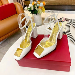 Divinity One Stud Slingback Heels