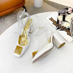 Divinity One Stud Slingback Heels