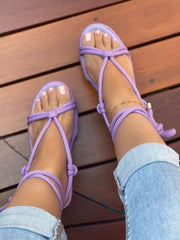 Thick-Soled Rope Sandals