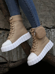 Lace-up Canvas Sneakers