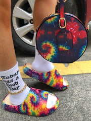 Tie Dye Soft Heel Slipper