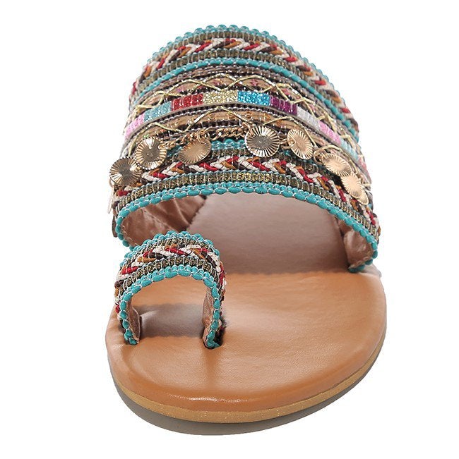 Blue Summer Denim Sandals