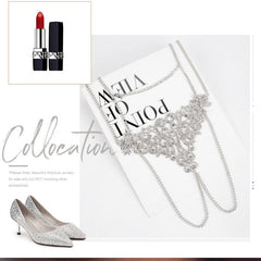 Personality Diamond Flower Panties Women'S Luxury Sexy Body Chain panties XG2192(Suitable for all sizes)