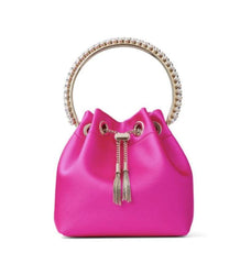 Satin Fringe Fashion Bucket Bag