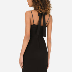 Strappy Lace Midi Bodycon Dress