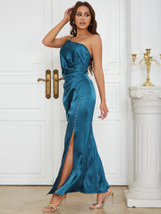 Strappy Sleeveless Button Maxi Bodycon Dress