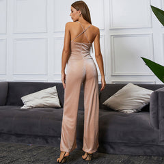 Strappy Sleeveless Backless Bodycon Jumpsuit