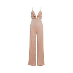 Strappy Sleeveless Backless Bodycon Jumpsuit
