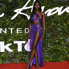 One Shoulder Sleeveless Maxi Cut Out Bodycon Dress