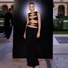 Round Neck Sleeveless Hollow out Bandage Set