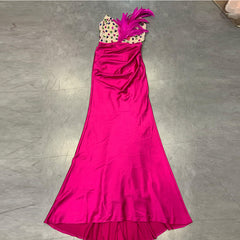 Strapless Sleeveless Diamente Embellished Maxi Bodycon Dress