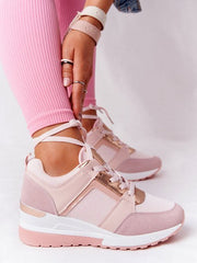 Lace Up Breathable Sneakers