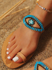 Evil Eye Slip On Sandals