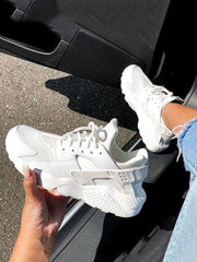 Breathable Lace-Up Sneakers