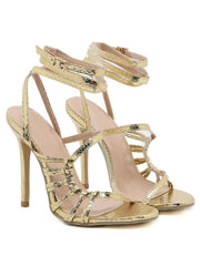 Strappy Stiletto Heels Sandals