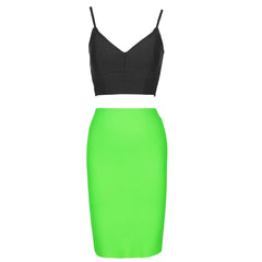 Strappy Sleeveless High Waist Bandage Set