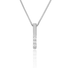 Sapphire Baguette Necklace