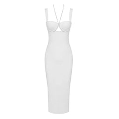 Strappy Diamente Embellished Bodycon Dress