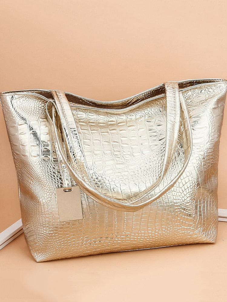 Crocodile Leather Tote