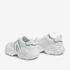 Front Lace-up Platform Sneakers