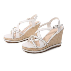 Diamond Crossover strap Sandals