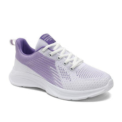 Front Lace-up Fly Knit Sneakers