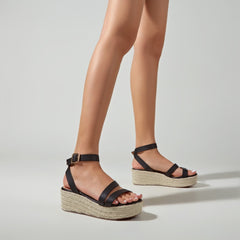 Ankle StrapEspadrille Wedge Sandals