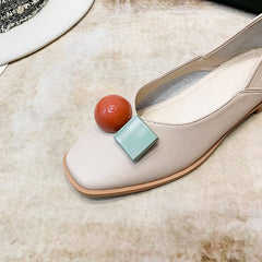 Buckle Decor Comfort Flats