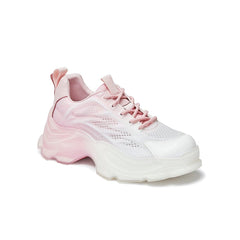 Colorblock Lace-up	Front Chunky Sneakers