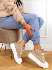 Lace-up Canvas Sneakers