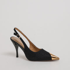 Charlee Cap Toe Slingback Heels