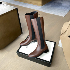 Chaya Handmade Chelsea Knee High Riding Boots