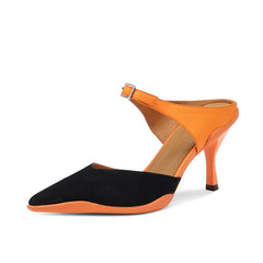 Camden Patchwork Novelty Heeled Mules