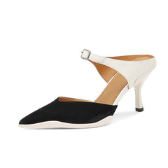 Camden Patchwork Novelty Heeled Mules