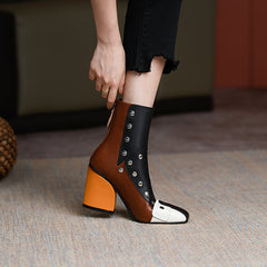 Fiza Studded Ankle Boots