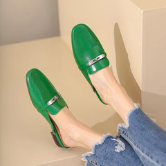 Erin Green Flat Mules